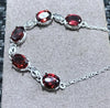 Fine jewelry NATURAL PERIDOT   925 Sterling Silver female Bracelet