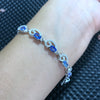 Fine jewelry Natural stone bracelet bracelet   supply factory, 925 Sterling Silver Inlay