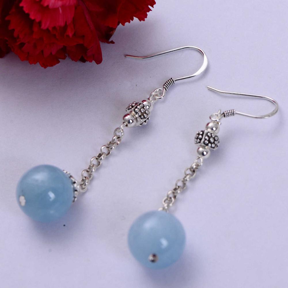 Fine jewelry S925 pure silver jewelry ladies exquisite earrings, retro Thai silver original limited new products