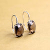 Fine jewelry S925 silver jewelry earrings are Handmade section lady Amethyst Earrings