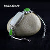 S925 joyas de plata de la moda y tendencia natural de jade de brazalete de nuevo la Sra.