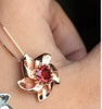 boutique jewelry, children pendant 925 sterling silver natural garnet pendant in the United States