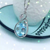 boutique jewelry, Wholesale 925 Sterling Silver Jewelry Silver Natural Topaz Necklace Pendant shinv natural gem color