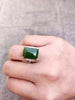fine jewelry 925 Pure silver natural hetian jasper female style ring inl jewelry drops bow curve simple wildflowers