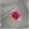 fine jewelry 925 Silver ruby red corundum ring jewelry.sd