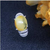 fine jewelry 925 silver beeswax ladies' ring is simple and generous.