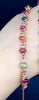 fine jewelry S925 pure silver bracelet natural tourmaline, elliptic gem bracelet   jewelry  .