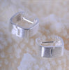 fine jewelry S925 silver jewelry Thailand hand sanded female ear button