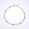 KKBEAD Bohemian Colorful Beads Necklace Ckoker for Women Boho Natural Freshwater Pearls Necklace Collar Jewelry Friendship Gift