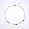 KKBEAD Bohemian Colorful Beads Necklace Ckoker for Women Boho Natural Freshwater Pearls Necklace Collar Jewelry Friendship Gift