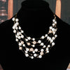 KMVEXO 2021   Jewelry Gold Color Multi Layer Chains Imitation Pearl Necklaces For Women Party Wedding Bride Necklace