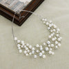 KMVEXO 2021   Jewelry Gold Color Multi Layer Chains Imitation Pearl Necklaces For Women Party Wedding Bride Necklace