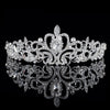 KMVEXO AB Color Rhinestone Tiaras Bridal Crown Headband Women Headpiece Wedding Hair Accessories Crystal Bride Hair Jewelry