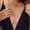 KMVEXO Boho Bra Chain necklace Women Body Necklace Chain Personality 2022 Bralette Beach Summer Jewelry Torques