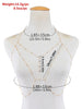 KMVEXO Rhinestone Body Necklace Chain Jewelry 2022 Women Sexy Chain Bra Statement Necklace Maxi Collier Bijoux Beach Accessories