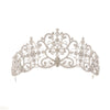 KMVEXO Rose Gold Crystal Bridal Tiaras Flowers Rhinestones Pageant Prom Crowns Bride Headband Wedding Hair Jewelry Accessories