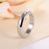 High quality Simple Round Men Rings female Rose Gold color wedding rings for women Lover's fashion Jewelry Gift