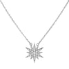 KOSE Gothic Temperament Star Cubic Zirconia Necklace Chain Trend 2022 Ladies Necklace Jewelry Wedding Party Gift