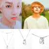KPOP Necklace V Same Accessories Bangtan Boys Trend Personality Titanium Steel Blade Gift Souvenir