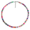 KSRA Bohemia Polymer Clay Necklace For Women Surfer Beads Soft Pottery Choker Necklace Colorful Collar Handmade Femme Jewelry
