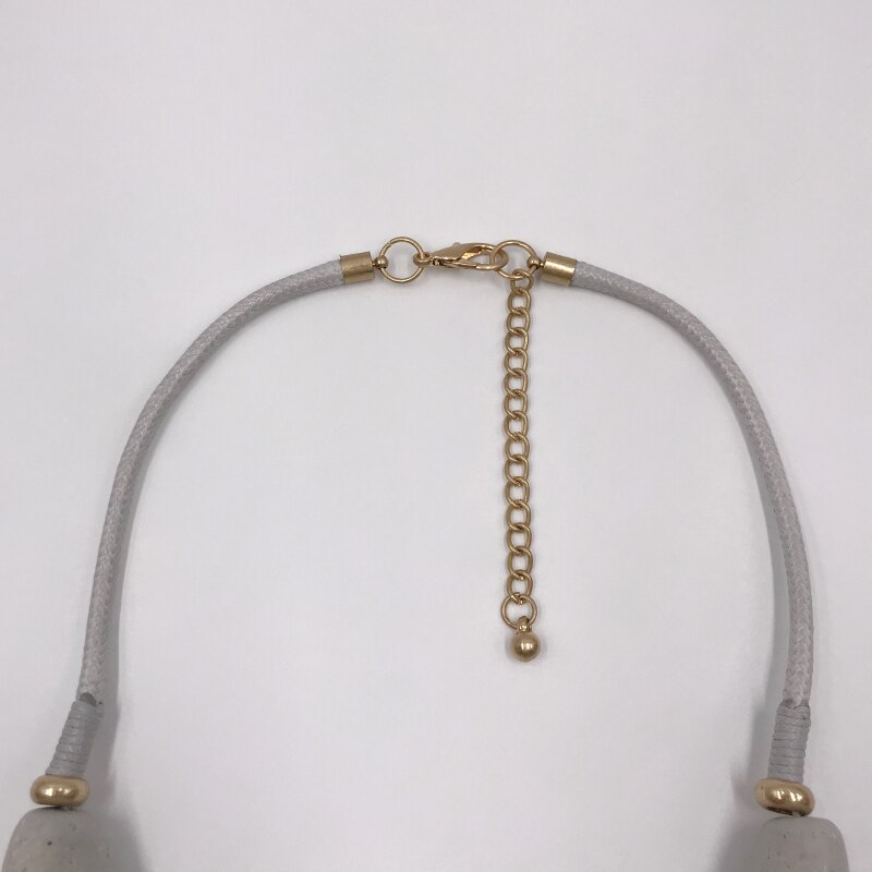 Kara&Kale Goth Jewelry Vintage Collar Necklace Resin Stone Beads Earthy Collares Layered Necklace for Women Accessories