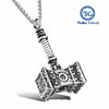 Keel chain pendant Men's Necklace Superhero Film Thor Hammer Titanium steel Choker Boyfriend Gifts Jewelry Accessories