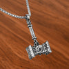 Keel chain pendant Men's Necklace Superhero Film Thor Hammer Titanium steel Choker Boyfriend Gifts Jewelry Accessories