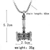 Keel chain pendant Men's Necklace Superhero Film Thor Hammer Titanium steel Choker Boyfriend Gifts Jewelry Accessories