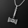 Keel chain pendant Men's Necklace Superhero Film Thor Hammer Titanium steel Choker Boyfriend Gifts Jewelry Accessories