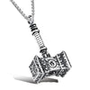 Keel chain pendant Men's Necklace Superhero Film Thor Hammer Titanium steel Choker Boyfriend Gifts Jewelry Accessories