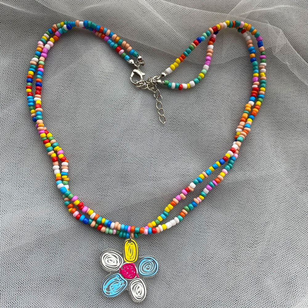 Keychain Imitation Pearl Necklace Asymmetrical White Bead Pearl Metal Choker Necklace for Women Vintage Punk Female Jewelry