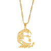 King of Qatar Pendant Necklaces for Women Men Girl Gold Color Jewelry Friends Gifts