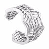 Kinitial Bat Rings Handmade Spider Web Animal Tail Puzzle Jewelry Open Adjustable Encircle Ring  Bijoux