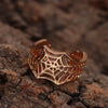 Kinitial Bat Rings Handmade Spider Web Animal Tail Puzzle Jewelry Open Adjustable Encircle Ring  Bijoux