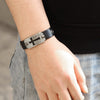 Kirykle  2022 cross leather bracelet Alloy accessory man's Christ bracelet Black brown woman's religious bracelets