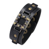 Kirykle 2022 Jewelry Retro Men's Cowhleather Bracelet Punk Rock Accessories Personality Leather Bracelet