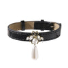 Kirykle 2022 Women Bees Bracelet Black  Pu Leather Bracelet Insect Bracelet Party Accessory Girl Gift