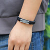 Kirykle Brown Black Cross Leather Bracelet For Men Women Jesus Christian Religious Vintage Jewelry Bracelets &amp; Bangles Sell