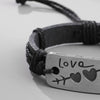 Kirykle Couple bracelet Minimalist Rope Detail Personality Couple Bracelet Men and Women Charm Girl Bracelet Jewelry Lover Gift