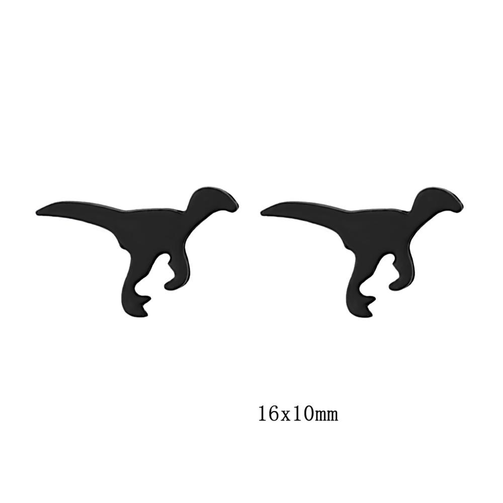 Kirykle Cute Black Cat Turtle unicorn bee Stud Earrings Copper Studs Earings Jewelry For Women Girls design Jewelry