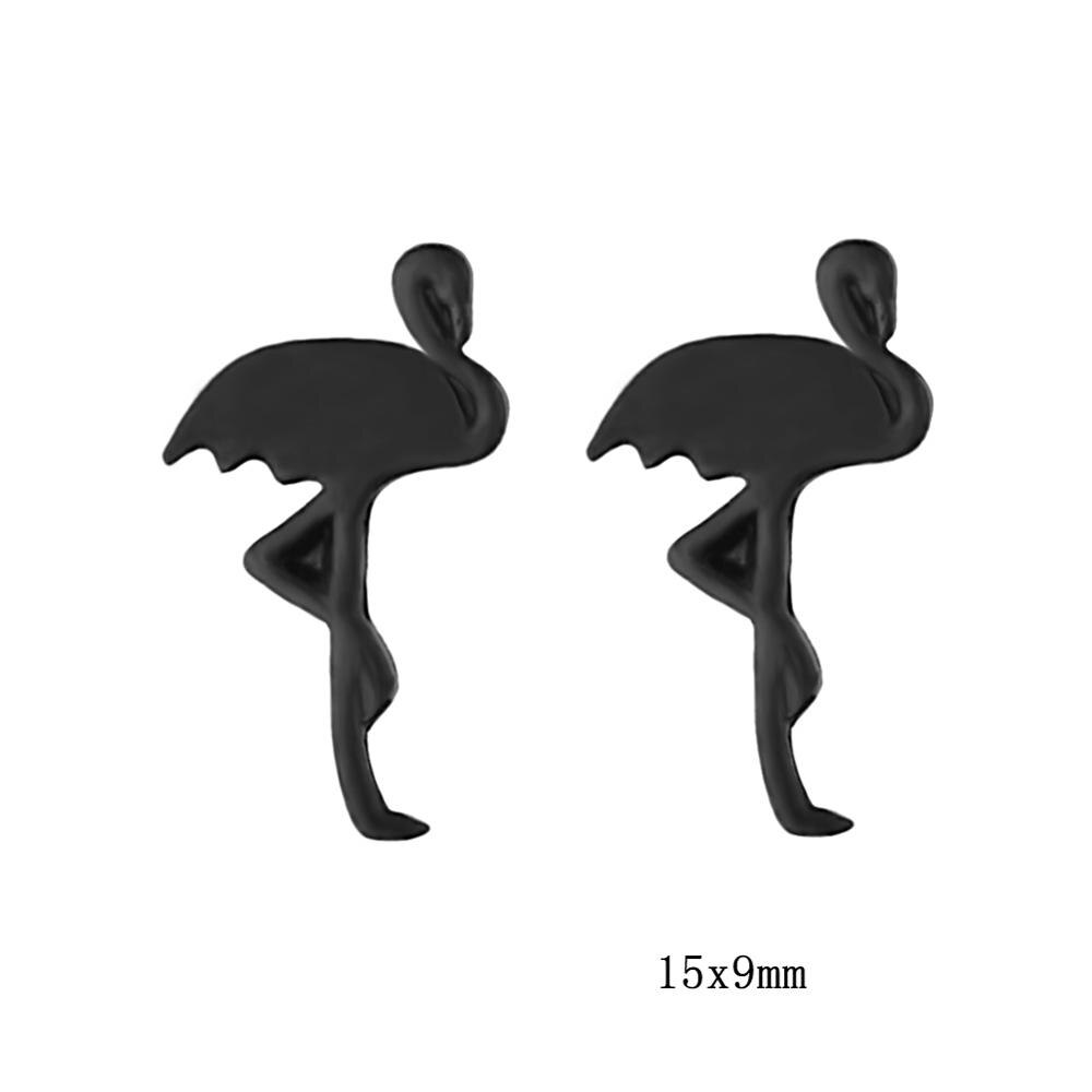 Kirykle Cute Black Cat Turtle unicorn bee Stud Earrings Copper Studs Earings Jewelry For Women Girls design Jewelry