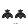 Kirykle Cute Black Cat Turtle unicorn bee Stud Earrings Copper Studs Earings Jewelry For Women Girls design Jewelry