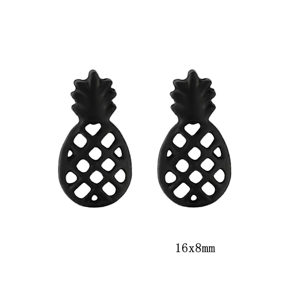 Kirykle Cute Black Cat Turtle unicorn bee Stud Earrings Copper Studs Earings Jewelry For Women Girls design Jewelry