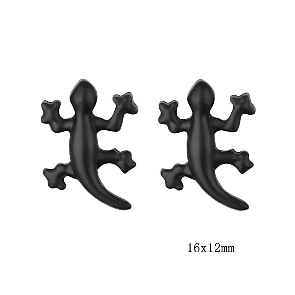 Kirykle Cute Black Cat Turtle unicorn bee Stud Earrings Copper Studs Earings Jewelry For Women Girls design Jewelry