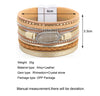Kirykle Multilayer Braided Leopard Leather Bracelets for Women Resin Charm Roman Numerals Bracelet Couple Jewelry Gifts