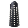 Kirykle Genuine Leather Silver Tone Stud Multi Accessory Wrist Guard Bracelet Jewelry For Men