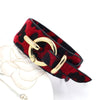 Kirykle Geometric Girl Trendy Leopard Print Wide Leather Bracelets Women Vintage Bangle Female Wedding Jewelry