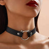 Kirykle Halloween Cat Decor Sexy Leather Choker Necklace Women Turkish Festival Rave Jewelry Punk Gothic Necklace