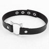 Kirykle Halloween Cat Decor Sexy Leather Choker Necklace Women Turkish Festival Rave Jewelry Punk Gothic Necklace