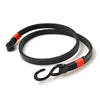Kirykle  black hook bracelet male Two black leather bracelets friendship bracelet male and female jewelry